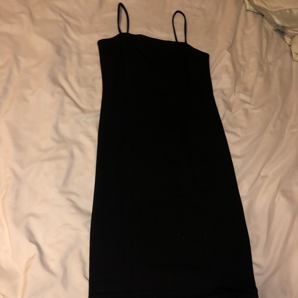 Black cocktail dress